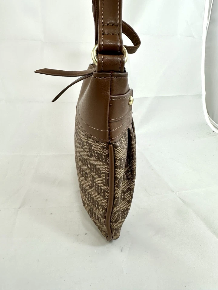 Vintage Juicy Couture Y2K Brown Logoed Faux Leather Crossbody Purse Shoulder - Изображение 3 из 4