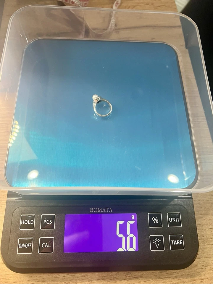 Anillo JAMES AVERY Plata de Ley Perla Cuentas Talla 5 Foto 4 de 4