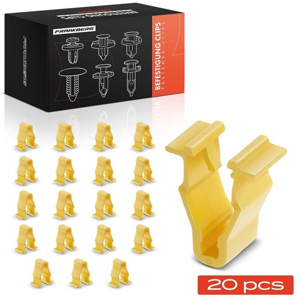 Frankberg 20X NYLON-CLIP Gelb StoßFÄNger Passend FüR Honda Civic CR-V-image