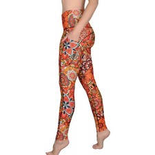 Printed Yoga Leggings with Pockets Women  s High Waisted Yoga Pants Soft Light...