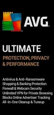 AVG Ultimate Security 2026 10 Devices 1 Year New Retail Ships Fast !