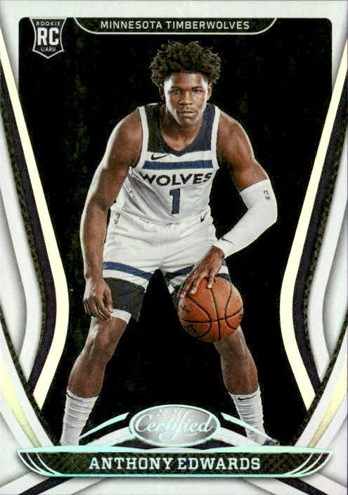 Anthony Edwards 2020-21 Panini Certified Rookie Card #200