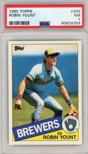 Robin Yount 1985 Topps #340 PSA 7