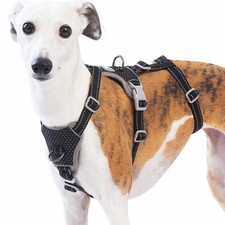 Huntboo Escape Proof Dog Harness No Pull, No Slip, Fully Reflective, Adjust