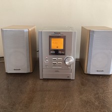 Panasonic SA-PM10 CD Stereo System with Speakers,  Tested Working, No Remote