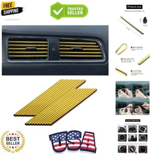20 Pieces Car Air Conditioner Decoration Strip for Vent Outlet, Universal Wat...