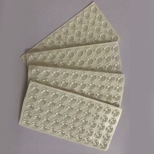 100 Pcs Furniture Pads Self Adhesive Bumper Cabinet Damping Bumpers for Door