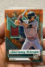 2025 Panini Donruss - Prospect Jersey Kings Druw Jones #PJK-DJ Orange Ice (MEM,