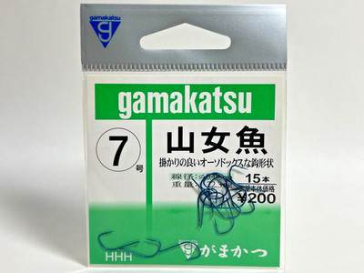 Gamakatsu YAMAME Baithook #7 Blue 15pcs Old Package