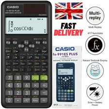 CASIO FX-991ES Plus Advanced Scientific Calculator 417 Functions Black UK