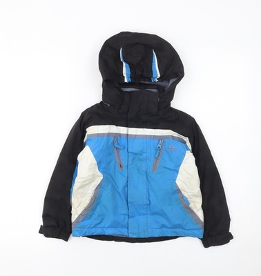 Blaue gefütterte Jacke Jungen UK-Größe 3-4 Jahre Trespass