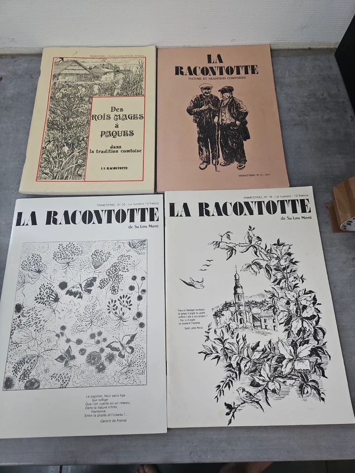 Lot de 6 revues anciennes La Racontotte – Traditions & histoires - Photo 2/4