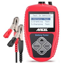 BA101 Car Battery Tester, 12V Digital Automotive Alternator Meter Diagnostic Too