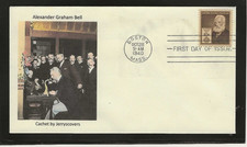 ALEXANDER GRAHAM BELL FAMOUS AMERICAN 1940 BOSTON, MA JERRY S COVERS ONLY 1 MADE
