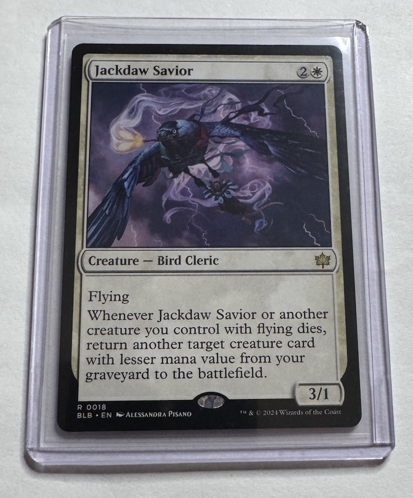 Jackdaw Savior #18 Bloomburrow Rare Creature MTG NM/M