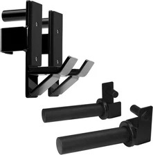 Yes4All Power Rack J-Hooks & Attachments – Heavy Duty Barbell Holders Black 