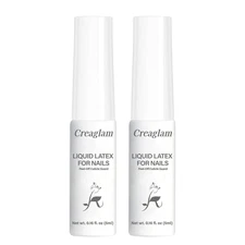 Liquid Latex for Nails - 2-Pack Set - Quick-Dry, Peel off Cuticle Guard & Nail P