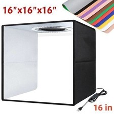 16inch LED Photo Studio Light Box Portable Folding Photography Shooting Tent Kit