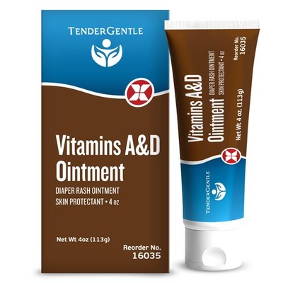 Vitamin A&D Ointment for Baby Diaper Rashes - 4 oz of A and D Ointment for Ad...
