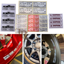 20 Pcs Volk Rays Te37 Re30 Ce28 Ze40 Spec 2 Wheels Replacement Complete Stickers 20 Pcs Volk Rays Te37 Re30 Ce28 Ze40 Spec 2 Wheels Replacement Complete Stickers