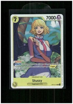 Stussy SR OP13-110 ENGLISH ONE PIECE Card Carrying on His Will | eBay