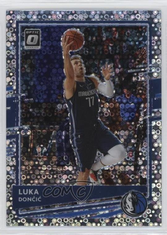 2020-21 Panini Donruss Optic Fast Break Holo Prizm Luka Doncic Dončić #86 12ks