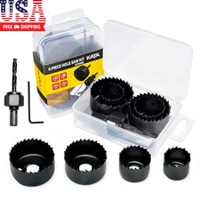 6PCS Hole Saw Kit 1-1/4 to 2-1/8(32-54Mm) Hol...