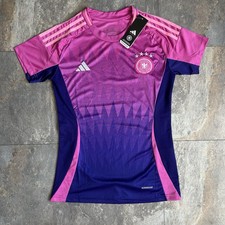 Adidas Germany 2024 Away Jersey Women’s M Pink Purple DFB Football Soccer Shirt