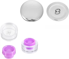 100 Sets Cover Button Kit DIY Button Covers Fabric Covered Buttons with Tools Si
