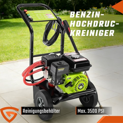 #ad 3500PSI Gas Pressure Washer Cold Water Gas Powered Washer 2.6GPM 212cc 5Nozzles $262.99