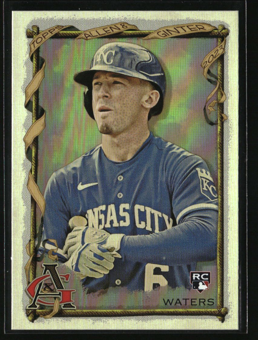 2023 Topps Allen & Ginter Silver Portrait Drew Waters Rookie #46 RC Royals