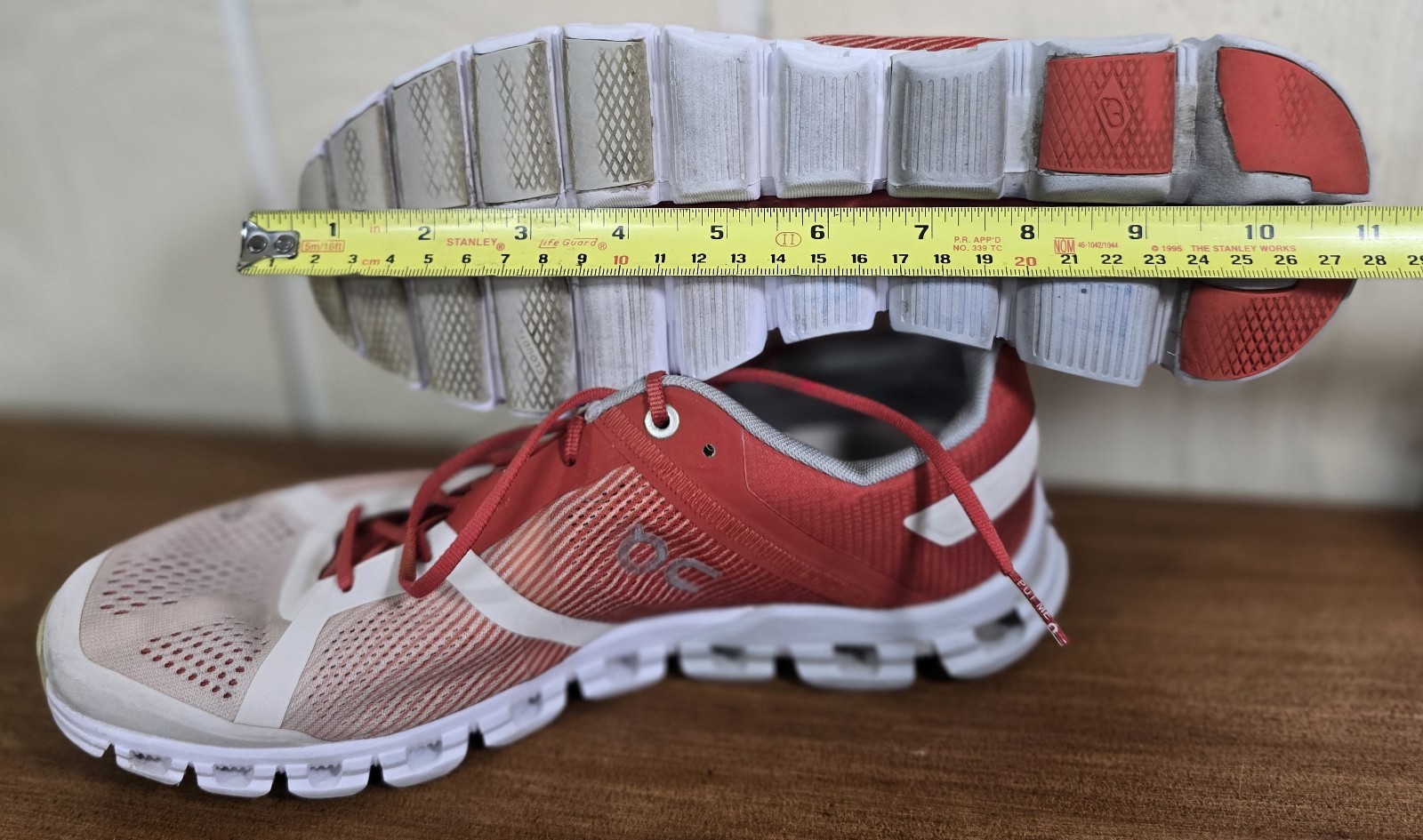 OnCloud Cloudflow Rust Rose Low Lace Up Womens US… - image 10