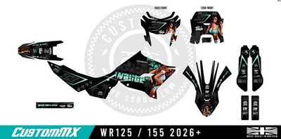 CustomMX: Graphics Kit To Fit WR125R  WR155R YAMAHA GRAPHICS 2026 Onwards