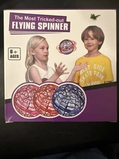 Red Flynova Pro Flying Nebula Orb Ball Hover Boomerang Spinner UFO Drone Toys
