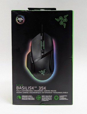 Razer Basilisk V3 35K Wired Ergonomic Gaming Mouse - Black #RZ01-05230100-R3U1