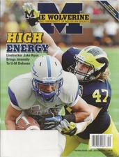 2013 November The Wolverine Michigan Sports Magazine Jake Ryan