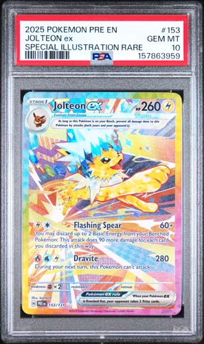 Jolteon ex graded PSA 10 for sale on eBay