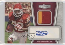 2010 Topps Unrivaled Relics Red 2/10 Dexter McCluster #UAP-DMC Patch Auto 0b2