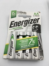 NEW x8 Energizer Rechargeable AA batteries Accu Recharge Extreme NiMH 1300mAh RS