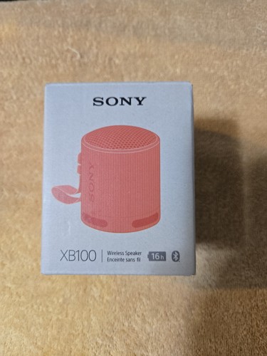 Sony SRS-XB100 Wireless Bluetooth Portable Lightweight Travel Speaker (Orange)