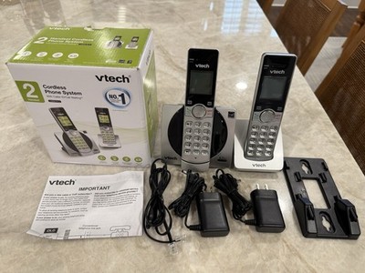 VTech CS6919-2 DECT 6.0 2-Handset Cordless Phone w/ Caller ID & Waiting Speakerp