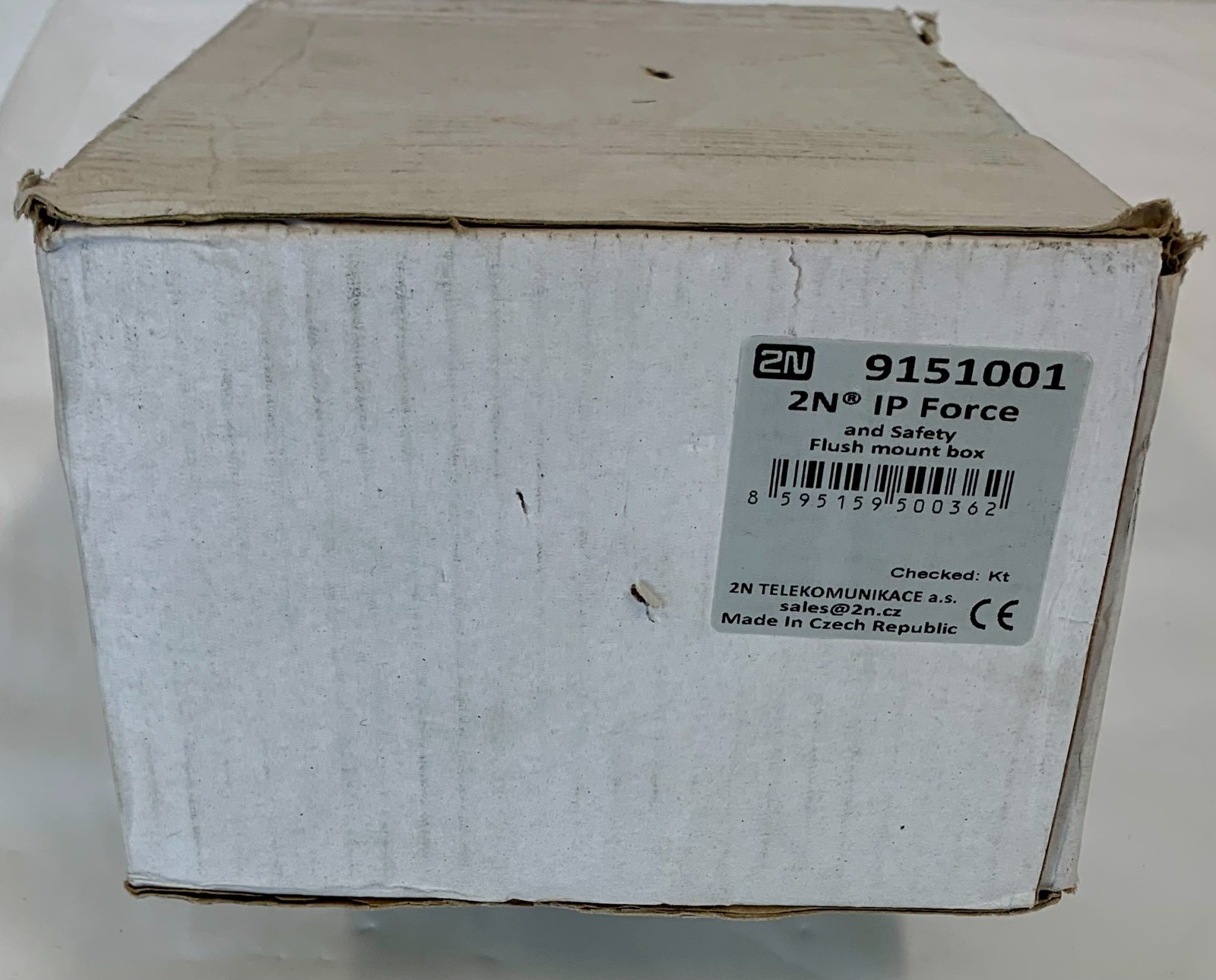 2N IP Force and Safety Flush Mount Box, Model 9151001