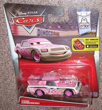 Disney Pixar Cars Eugene Carbureski Tank Coat #36 Piston Cup Pink NIP DKG21