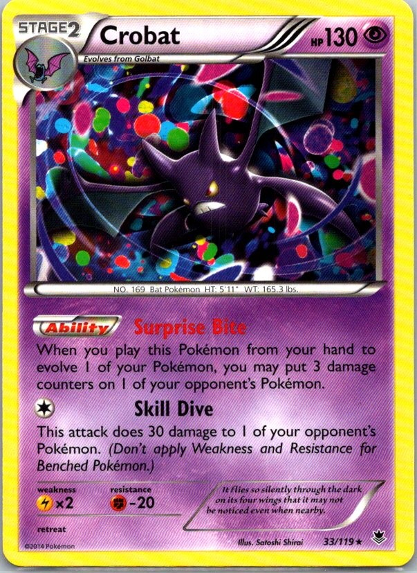Crobat Rare XY - Phantom Forces 33/119 LP