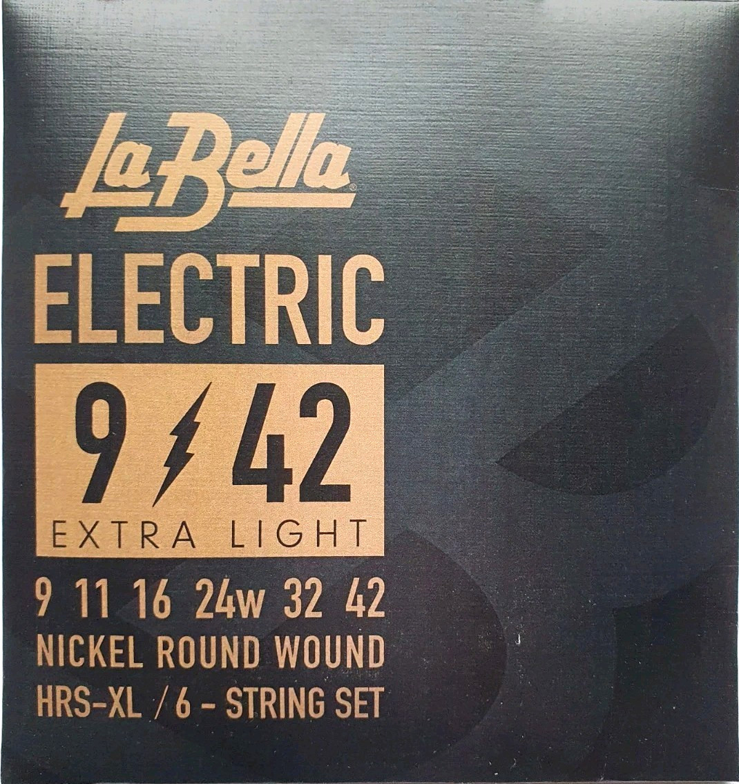 La Bella HRS-XL Corde per chitarra elettrica extra leggere / corde per chitarra 009-042