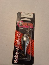 COTTON CORDELL BABY WIGGLE O VTG 2002 LURE NOS CHROME GOLD SHAD USA MADE RARE