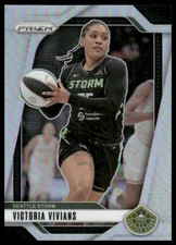 Victoria Vivians 2024 Panini Prizm WNBA #69 Silver Prizms Seattle Storm