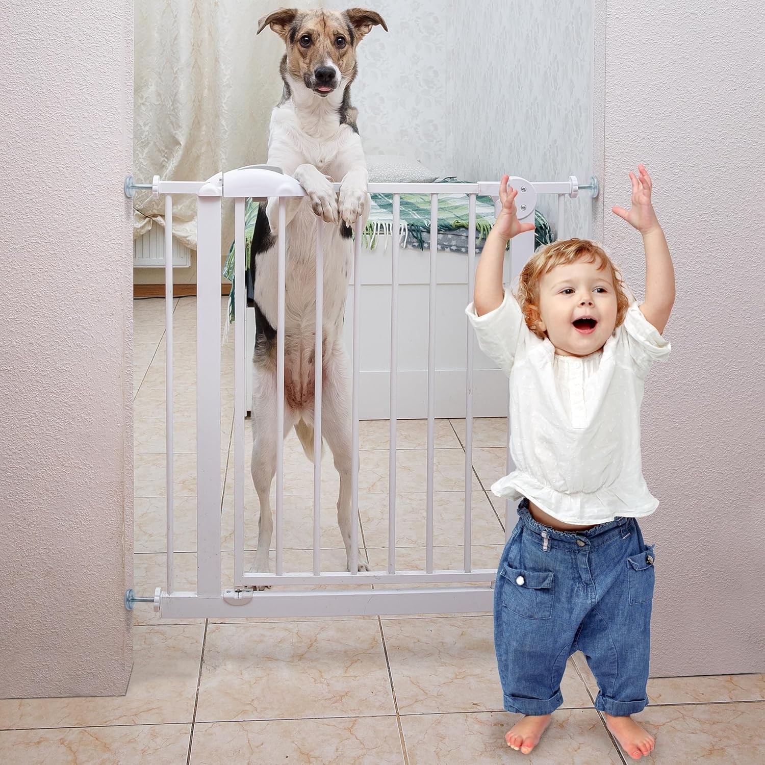 Baby Gates Pet Gates Spindle Rods 8mm(M8), Replacements Parts to The Screws for