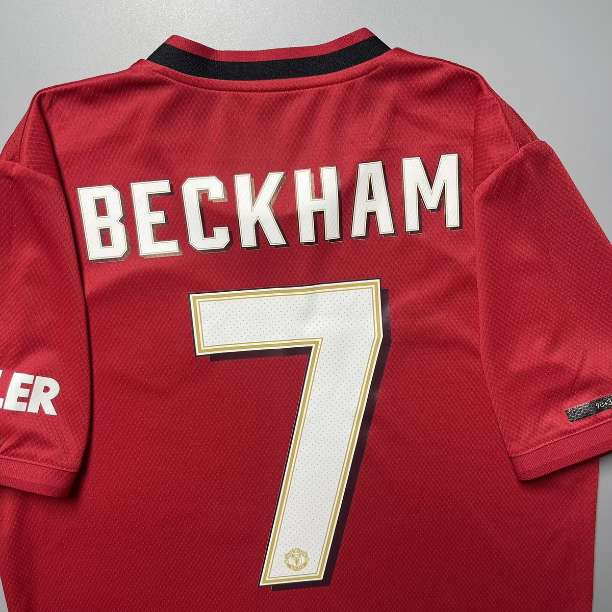 MAN UNITED ADIDAS 2019/2020 FOOTBALL HOME JERSEY #7 BECKHAM SIZE