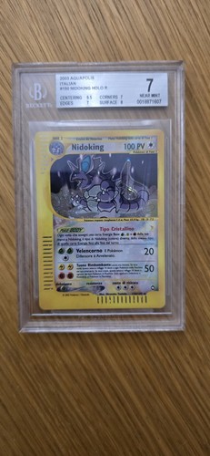Pokemon Nidoking Aquapolis Crystal Holo Rare #150 BGS 7